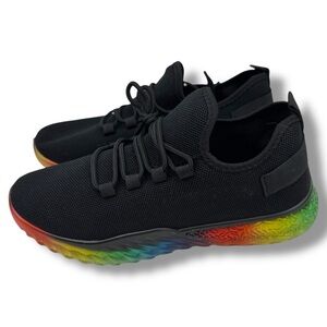 Women’s Wanted Affinity Rainbow Sole Sneakers Black 10